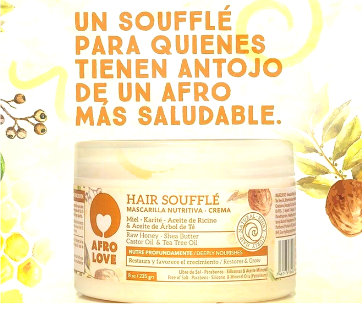 Afro Love Mascarilla Nutritiva Hair Souffle, Tratamiento de hidratación profunda 235g colombia tienda onlineshoppingcenterg centro de compras en linea 